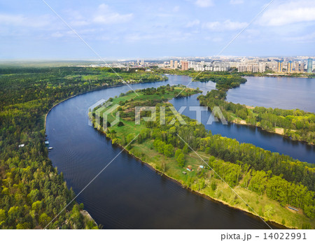 River in Moscow, Russia 14022991