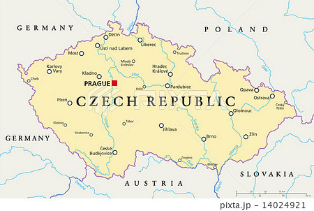 Czech Republic Political Map Czech Republic Political Map 14024921