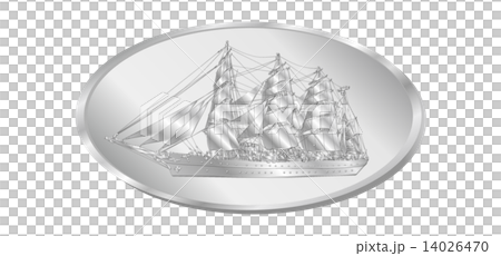 Sailing ship Silver medal Sailing ship Silver medal 14026470