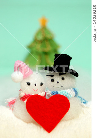 雪だるまのカップル(クリスマス) 雪だるまのカップル(クリスマス) 14029210