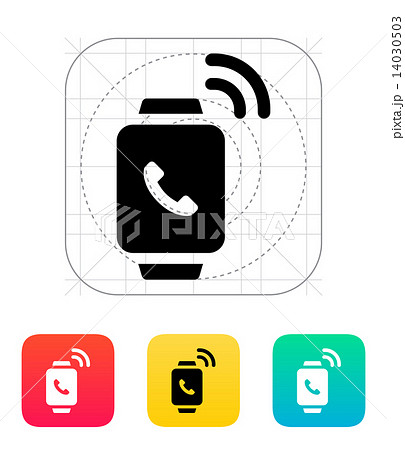 Incoming call on smart watch icon. 14030503