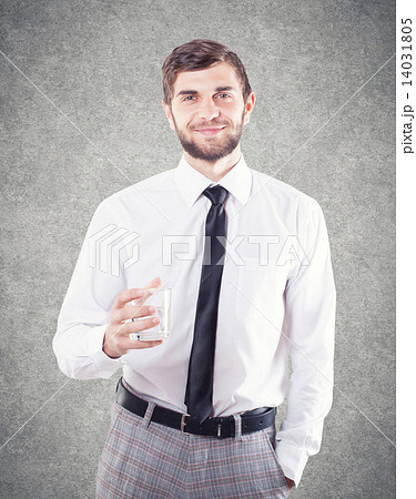 Man with a glass Man with a glass 14031805