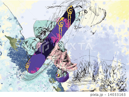 snowboarder snowboarder 14033163