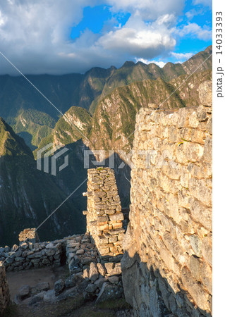 Guardhouse in Machu Picchu, Andes, Sacred Valley, Peru 14033393