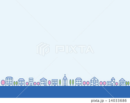 街並み 春風景 街並み 春風景 14033686