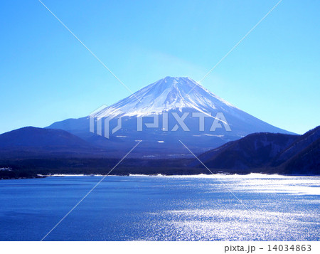 晴天と富士山 14034863