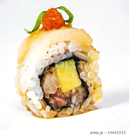 traditional fresh japanese sushi rolls 14042555