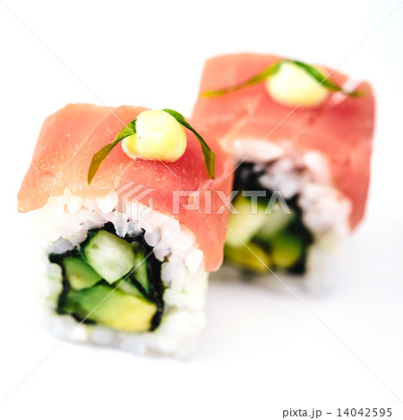 traditional fresh japanese sushi rolls 14042595
