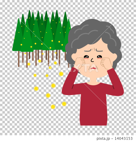 雪松花粉的眼睛瘙癢與老年婦女花粉熱 14043153