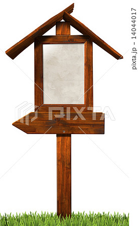 Wooden Sign and Billboard 14044017