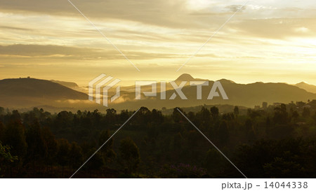 Sunrise, Konso Mountains, Ethiopia, Africa 14044338