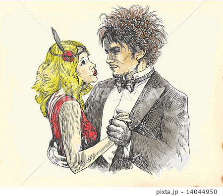 dancing pair 14044950