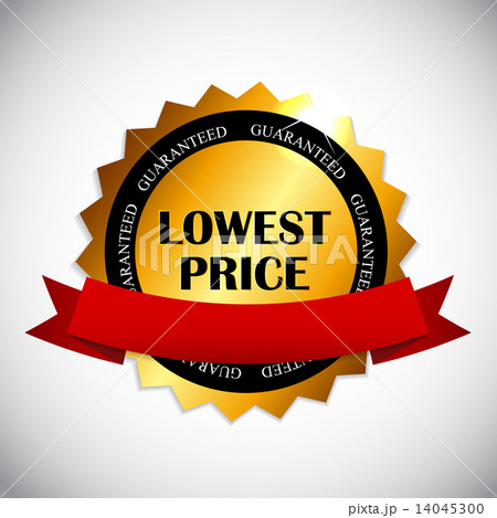 Lowest Price Label Vector Illustration 14045300