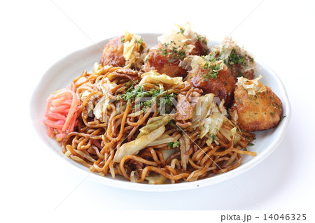 焼きそばとタコ焼き 14046325