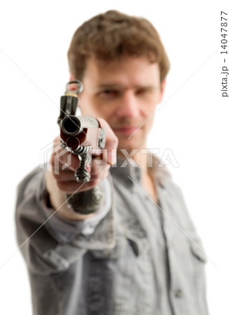 Man with pistol Man with pistol 14047877