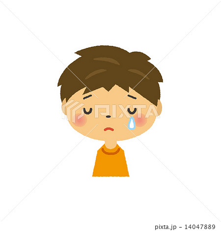 子供 泣く 泣き顔のイラスト素材 14047889 Pixta