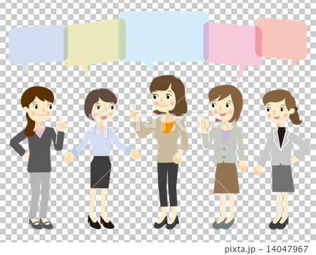 女性的業務團隊 14047967