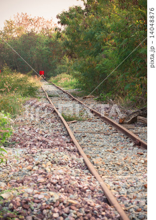 The end of railway, Journey of train finish at the end of the way. 14048876