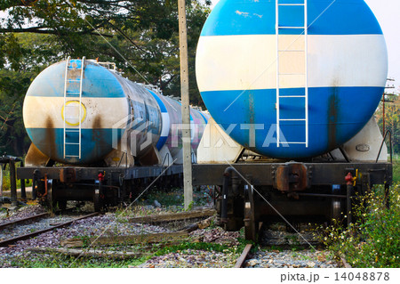 Train transfer oil to other place, Cargo business for transfer oil from station to other place. 14048878