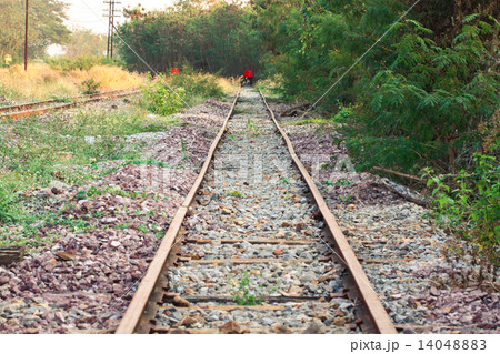 The end of railway, Journey of train finish at the end of the way. The end of railway, Journey of train finish at the end of the way. 14048883