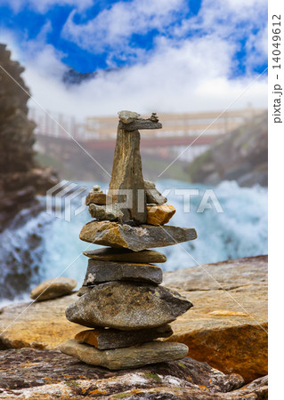 Stigfossen waterfall and viewpoint - Norway 14049612