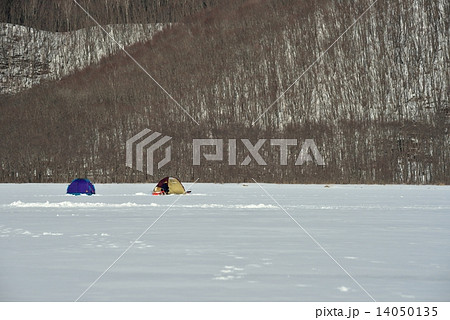 全面凍結した達古武湖 14050135