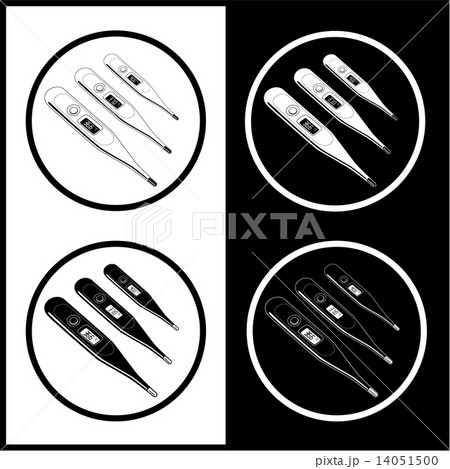 Vector thermometers icons 14051500