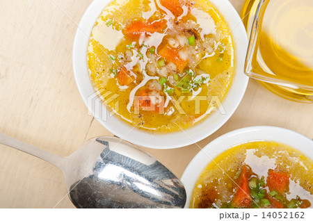 Syrian barley broth soup Aleppo style 14052162