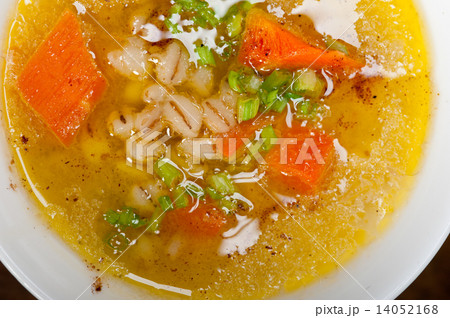 Syrian barley broth soup Aleppo style Syrian barley broth soup Aleppo style 14052168