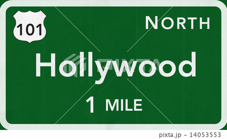Hollywood USA Highway Sign 14053553