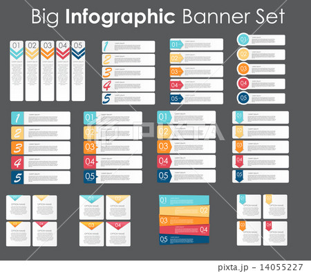 Big Set of Infographic Banner Templates for Your Business Vector Big Set of Infographic Banner Templates for Your Business Vector 14055227