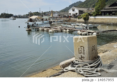 船止め石 鞆の浦 船止め石 鞆の浦 14057955