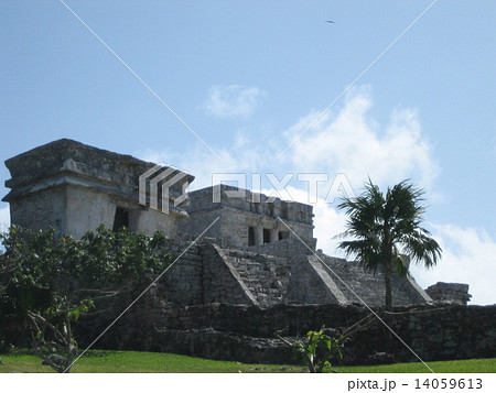 メキシコ トゥルム遺跡 メキシコ トゥルム遺跡 14059613