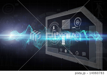 Composite image of fitness interface Composite image of fitness interface 14060783