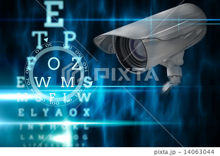 Composite image of cctv camera Composite image of cctv camera 14063044