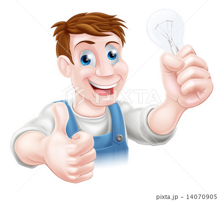 Cartoon electricianのイラスト素材 [14070905] - PIXTA