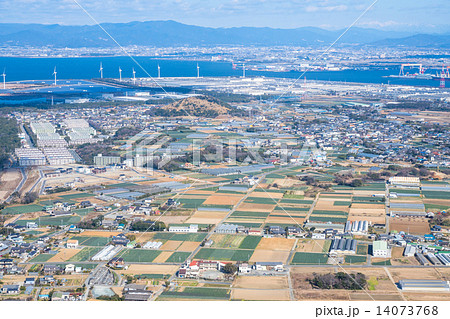 愛知県・蔵王山展望台からの眺め 14073768