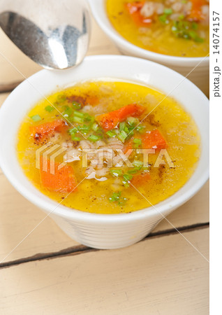 Syrian barley broth soup Aleppo style Syrian barley broth soup Aleppo style 14074157