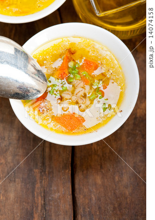 Syrian barley broth soup Aleppo style Syrian barley broth soup Aleppo style 14074158
