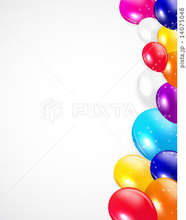 Set of Colored Balloons, Vector Illustration. Set of Colored Balloons, Vector Illustration. 14075046
