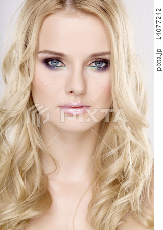 Young pretty woman with beautiful blond hairs 14077242
