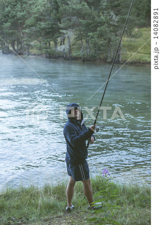 Man with fishhook Man with fishhook 14082891