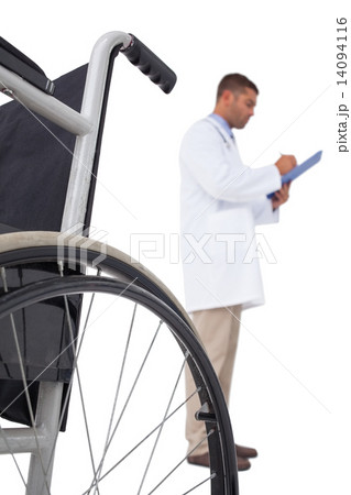 Doctor writing on clipboard Doctor writing on clipboard 14094116