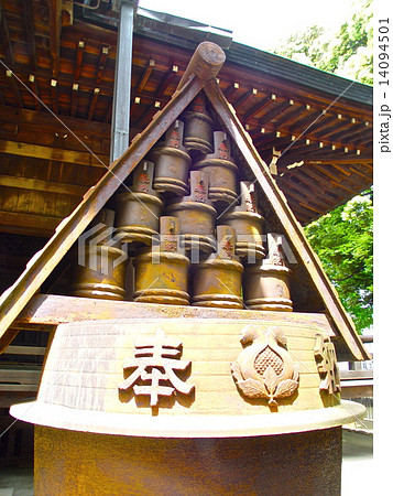 法明寺 鬼子母神堂 の 天水桶 東京都豊島区南池袋 の写真素材