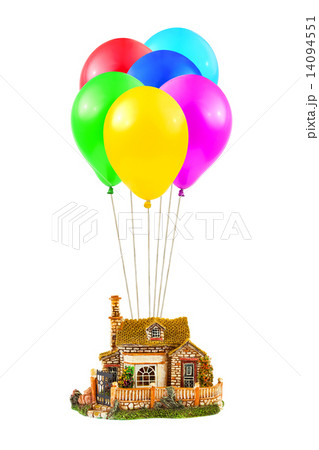 Air balloons and house Air balloons and house 14094551