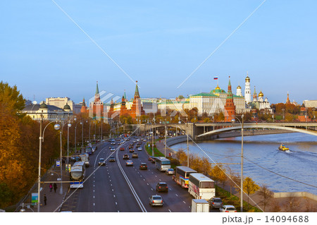 Kremlin on sunset in Moscow Russia 14094688