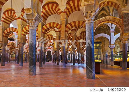 Great Mosque Mezquita interior in Cordoba Spain 14095299