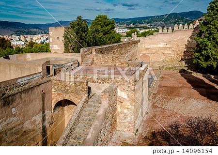 Gibralfaro fortress (Alcazaba de Malaga). Malaga city. Spain 14096154