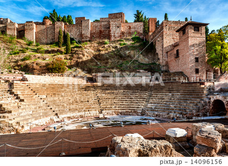 The Roman Theatre in Malaga. Andalusia, Spain The Roman Theatre in Malaga. Andalusia, Spain 14096156