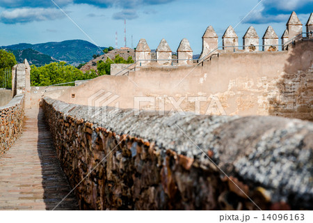 Gibralfaro fortress (Alcazaba de Malaga). Malaga city. Spain 14096163